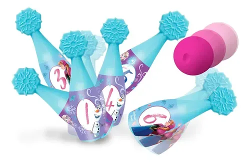 Set Bowling Infantil Frozen Disney Plástico