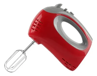 Batidora Amasadora Eléctrica 200w Roja Rojo