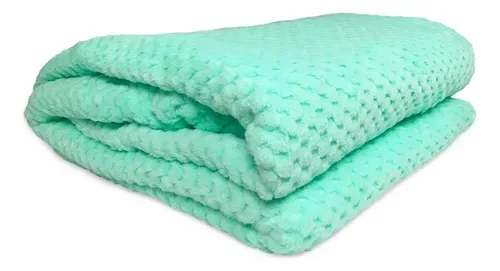 Frazada Térmica Coral Pop 2 Plazas Poliéster Verde