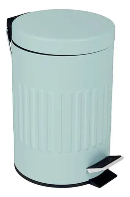 Papelero Metálico Decoline 3 Litros Verde Verde