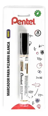 Marcador De Pizarra Pentel Nw45 Negro Permanente