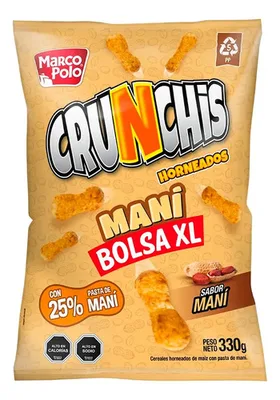 Maní Tostado Crunchis Marco Polo 330g