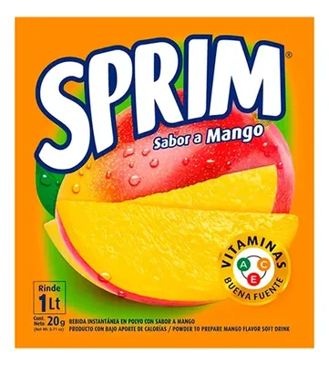 Jugo En Polvo Mango Sprim 20gr Bebida