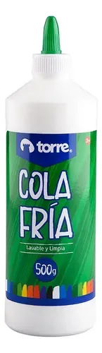 Cola Fría Escolar 500gr Lavable Torre