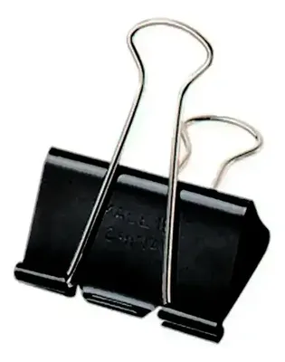 Clip Doble Metálico Office 32mm Artel