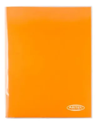 Carpeta Plastificada Con Gusano Acoclip Naranja Naranja