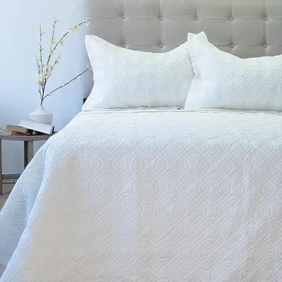 Quilt Bubbly 2.5 Plazas Poliéster Blanco Blanco
