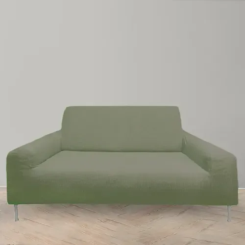 Funda De Sillón Anastasia Cuadrado 3 Cuerpos Verde Verde