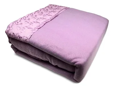 Set De Sábanas De Polar Morado 1.5 Plazas Verde Oscuro
