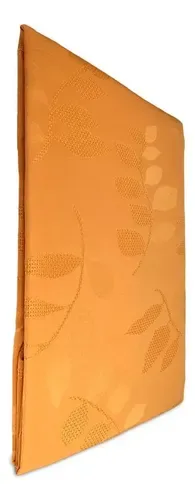 Mantel Jacquard Texturizado Poliéster Rectangular Coral Claro