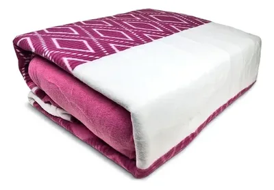 Set De Sábanas Polar 1.5 Plazas Térmicas Estampadas Verde Oscuro