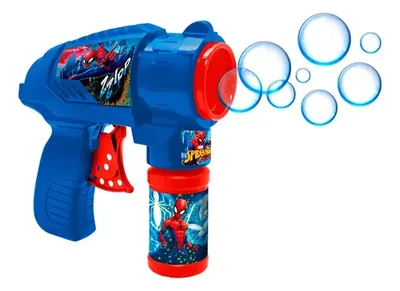 Pistola Lanza Burbujas Spiderman Marvel Infantil