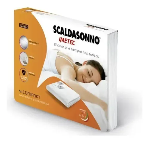 Calientacama Matrimonial Eléctrico Hipoalergénico Blanco