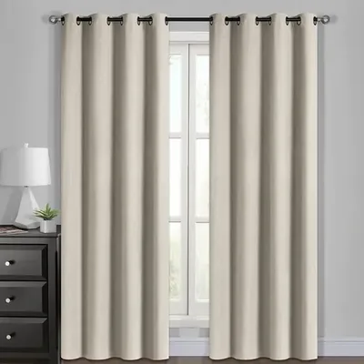 Cortinas Blackout Poliéster 140x220cm Reguladora Térmica Coral Claro