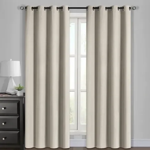 Cortinas Blackout Poliéster 140x220cm Reguladora Térmica Coral Claro