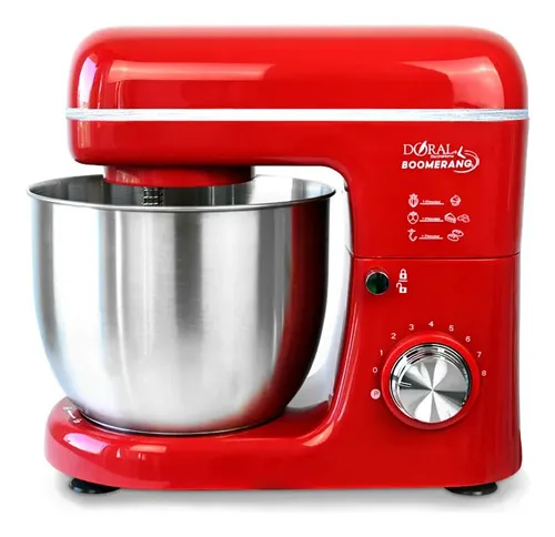 Batidora Pedestal 900w Turbo Roja Doral Rojo