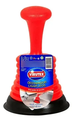 Sopapo Destapador Lavaplatos Mini Virutex