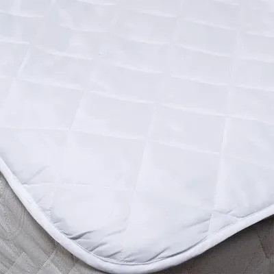 Cubrecolchón Microfibra Impermeable 2.5 Plazas Blanco Cuna
