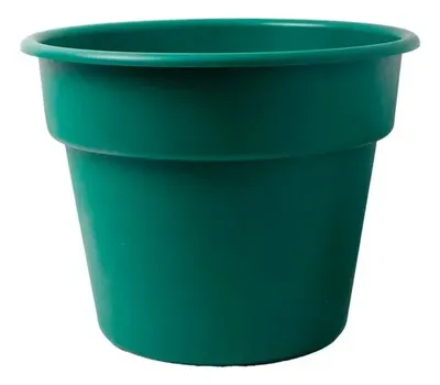 Maceta Plástica Redonda Dura Kotta 34cm Verde