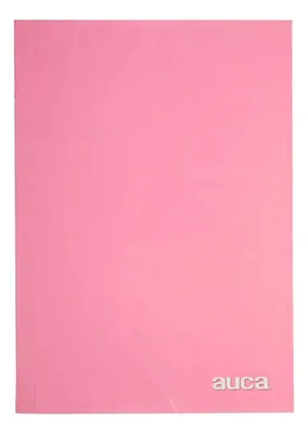 Archivador Plastificado Con Gusano Rosado Coral Claro