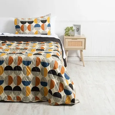 Quilt Estampado 1.5 Plaza Poliéster Mashini