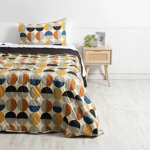 Quilt Estampado 1.5 Plaza Poliéster Mashini