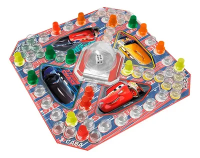 Juego Ludo Cars Disney Clásico Infantil