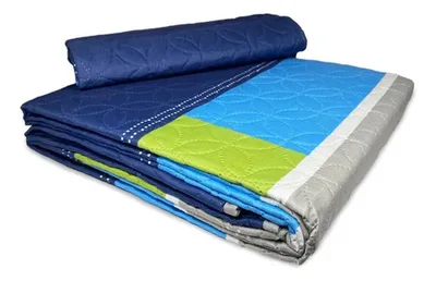 Quilt Reversible Da Vinci 2 Plazas Poliéster Coral Claro