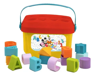 Juego De Encajes Bloques Disney Baby 16 Piezas