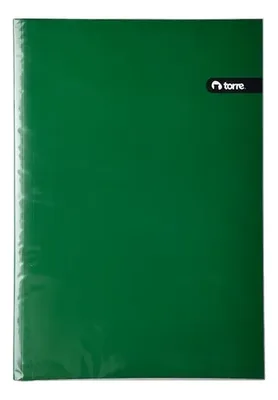 Carpeta Archivadora Plastificada Verde Torre Verde