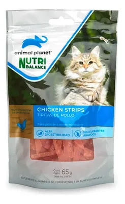 Snack Para Gatos Tiritas Pollo 65g