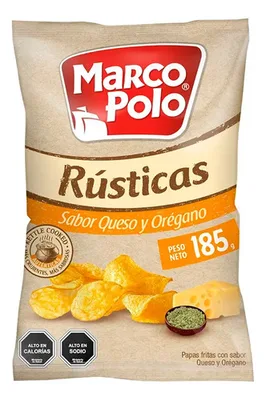 Papas Fritas Rústicas Sabor Queso Marco Polo