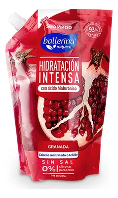 Shampoo Granada Ácido Hialurónico 750ml Ballerina