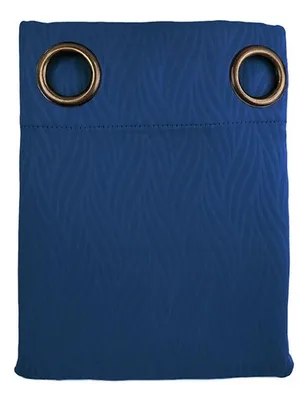 Cortina Blackout Embossed Victoria Azul Marino Azul Marino