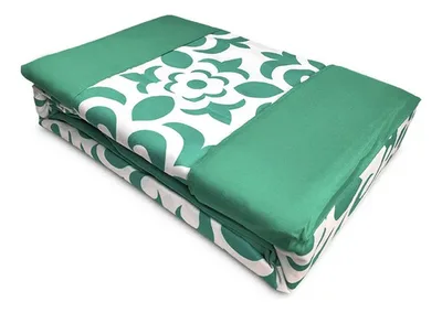 Set De Sábanas Aterciopeladas 2 Plazas 210 Hilos Verde