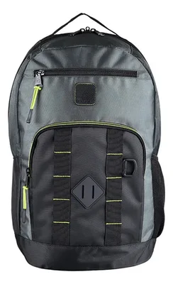 Mochila Newbery 26l Impermeable Acolchada Verde