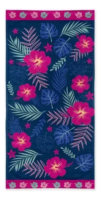Toalla De Playa Velour Algodón 70x140cm