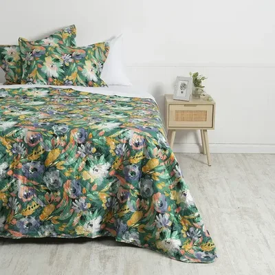Quilt Cordoba Estampado 2.5 Plazas Reversible Poliéster