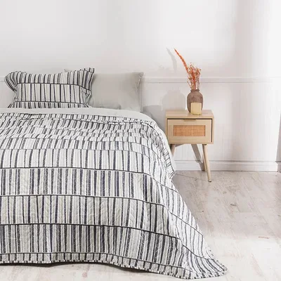 Set De Sábanas Quilt Estampado 1.5 Plaza Poliéster
