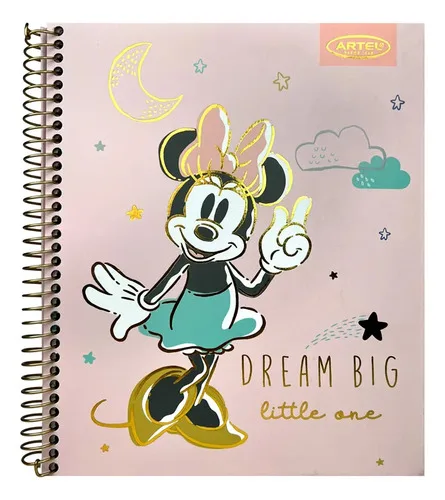 Cuaderno Espiral Minnie Dream Big 120 Hojas