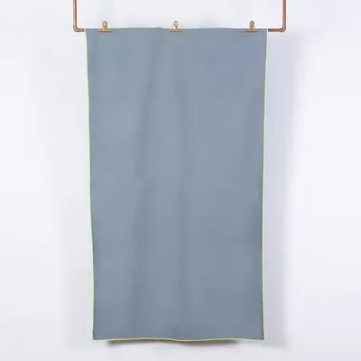 Toalla Deportiva Microfibra Secado Rápido Gris