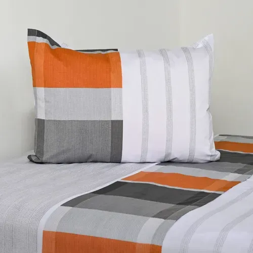 Set De Sábanas Estampadas 144 Hilos 1 Plaza Polycotton Verde Oscuro