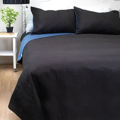 Quilt Hotpress Bicolor 2 Plazas Poliéster Coral Claro