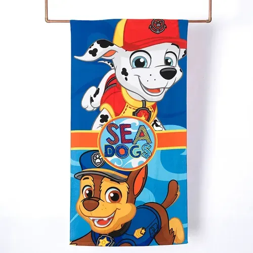 Toalla De Playa Microfibra Paw Patrol Niños Coral Claro