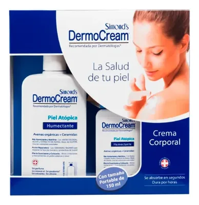 Estuche Dermocream Avena Orgánica Ceramidas Piel Atópica