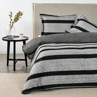 Quilt Cubrecama Estampado 2 Plazas Microfibra Coral Claro