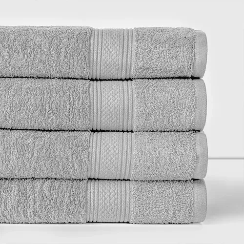 Toalla De Baño 100% Algodón 450 Grs Perla Coral Claro