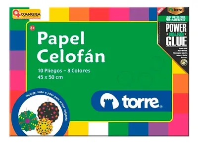 Papel Celofán Multicolor 45x50cm Para Manualidades Coral Claro