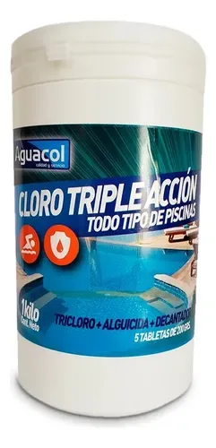 Cloro Triple Acción Tableta Para Piscina