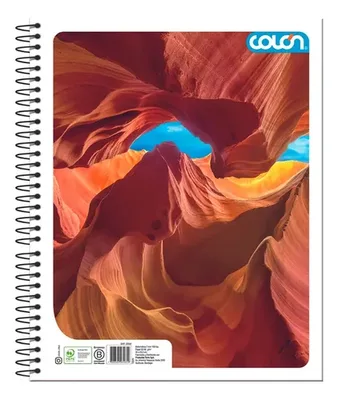 Cuaderno Universitario Espiral 100 Hojas Matemática Coral Claro